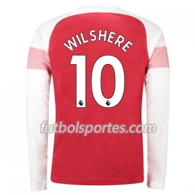 Camisetas Arsenal Wilshere 10 Primera Equipacion 2018/2019 Manga Larga